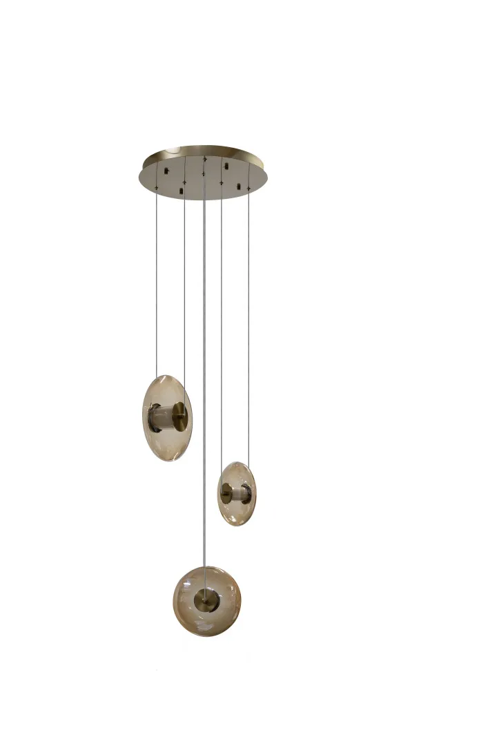 ANDORA PENDANT 3 ROUND 3-STEP DIMM AMBER